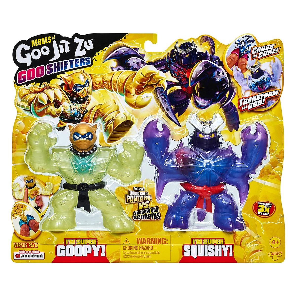 【chiropi】スクイーズ Goo Jit Zu - Pack Com 2 - Scorpius E Pantaro | Goo Jit Zu