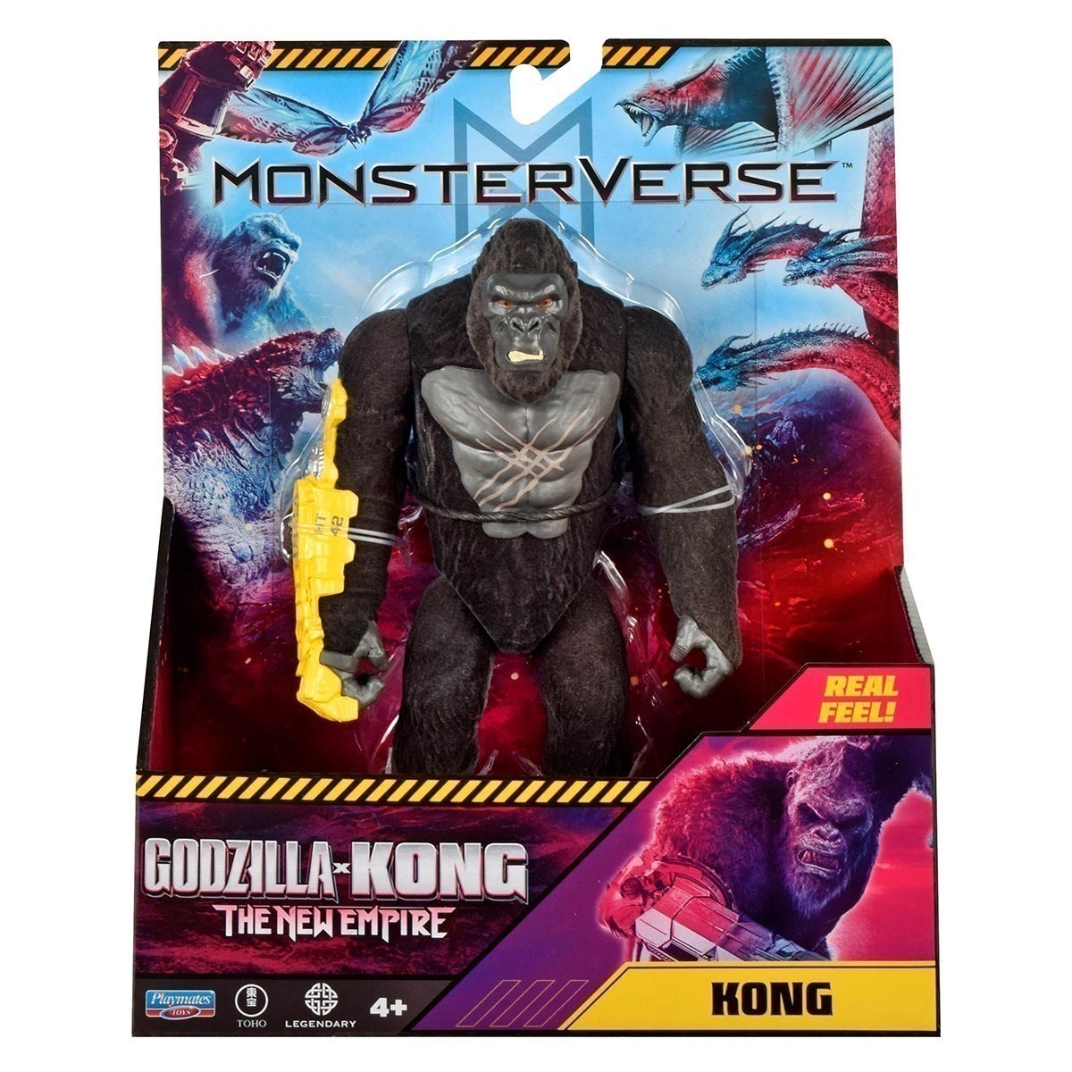 Boneco Kong de 15 cm - Godzilla x Kong Novo Império | Sunny Brinquedos