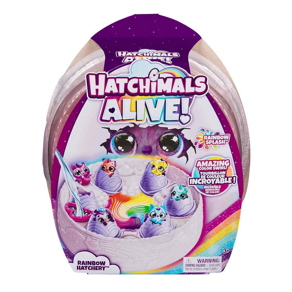 Viveiro Arco-Íris Com 6 Ovos Surpresa - Hatchimals Alive