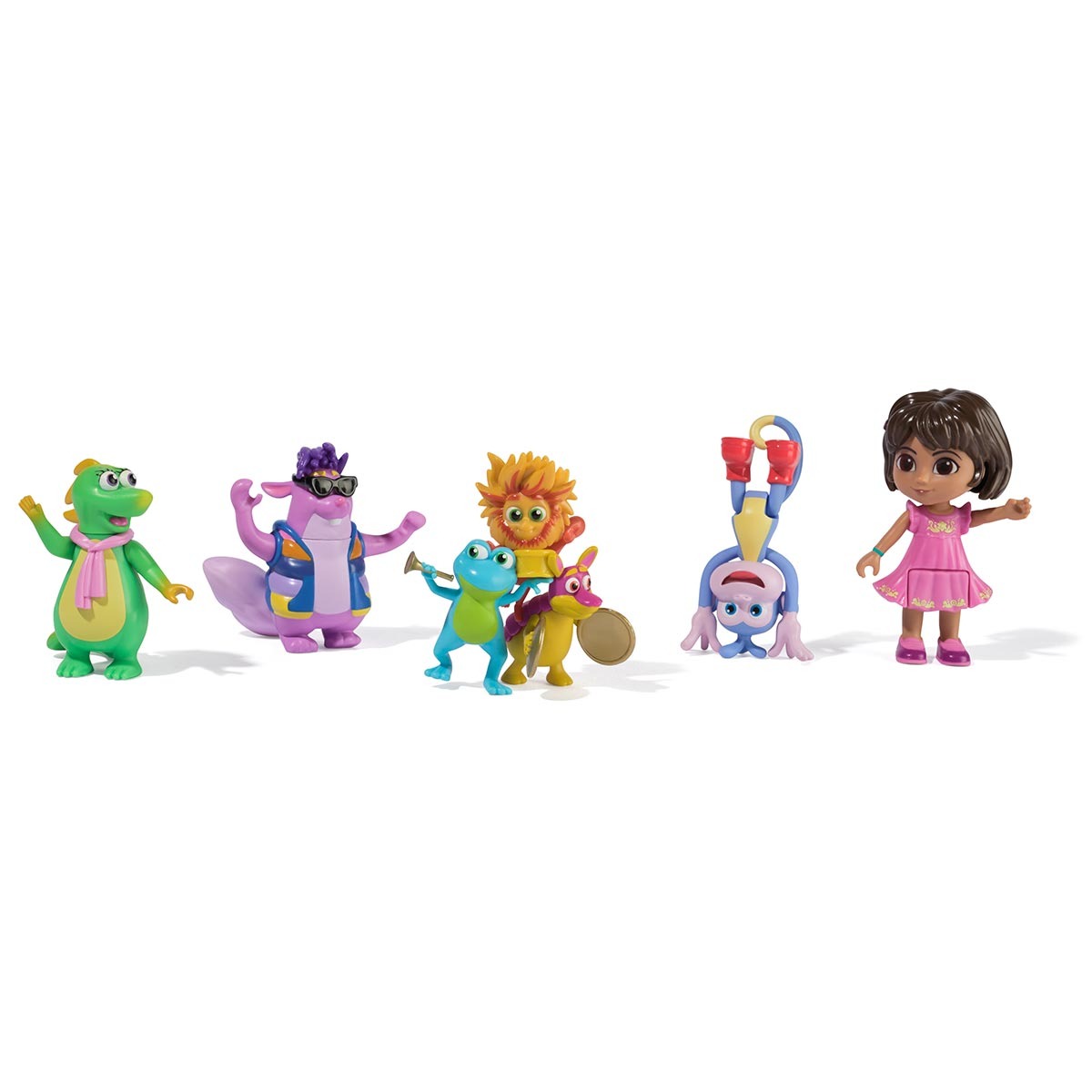 Dora Aventureira - Pack 6 Bonecos Articuladas | Sunny Brinquedos