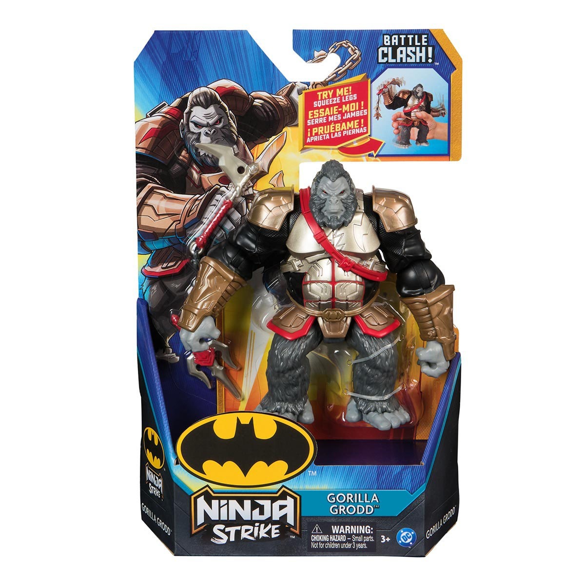 Boneco Gorilla de 15cm e Acessórios - Batman Ninja Strike | Sunny