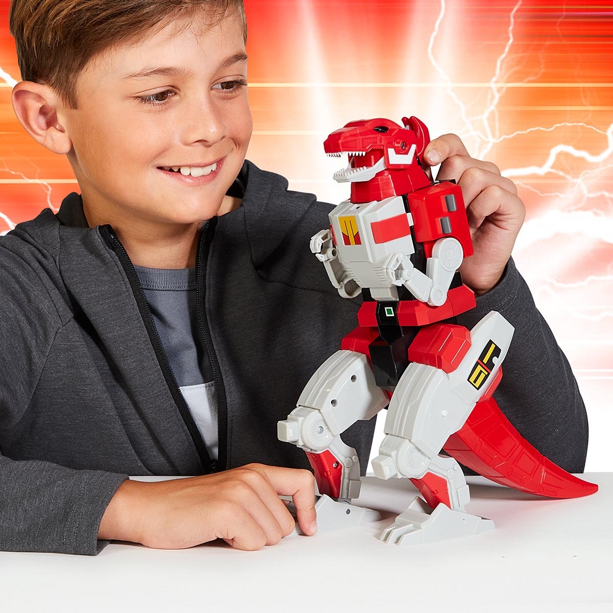 dino13様 Dinozord Tiranossauro Combinável - Power Ranges Re-Ignition