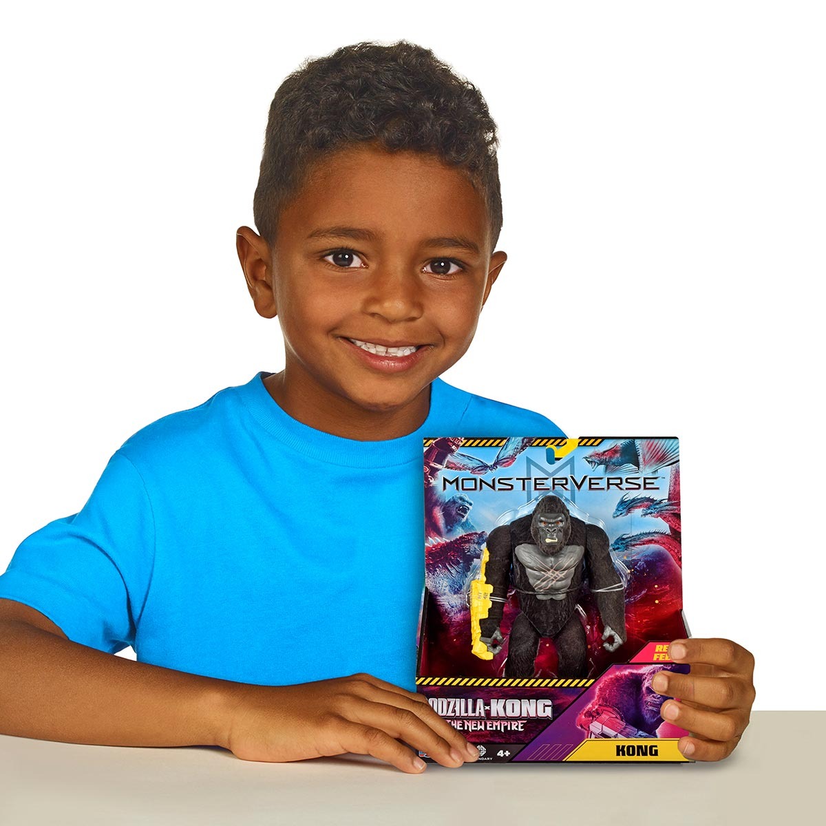 Boneco Kong de 15 cm - Godzilla x Kong Novo Império | Sunny Brinquedos