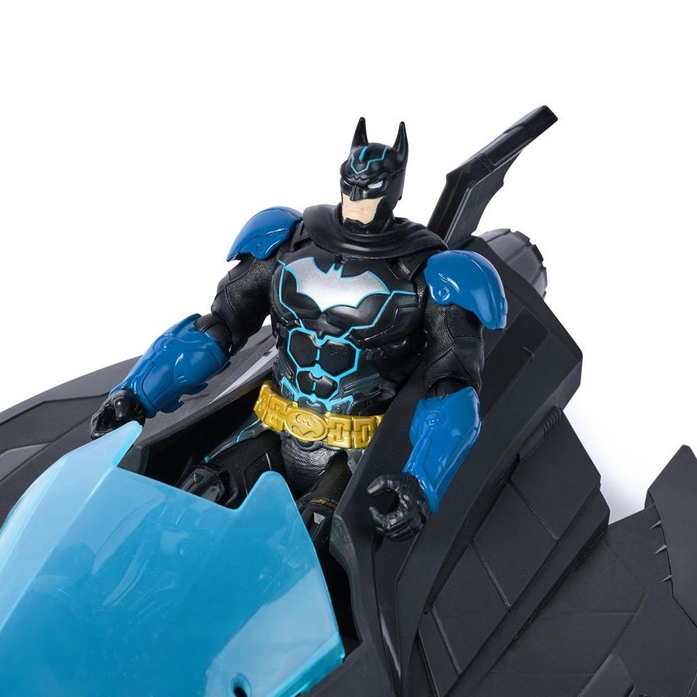 Batwing Ninja Retratil Atirador 30cm Com Boneco Batman 15cm | Dc
