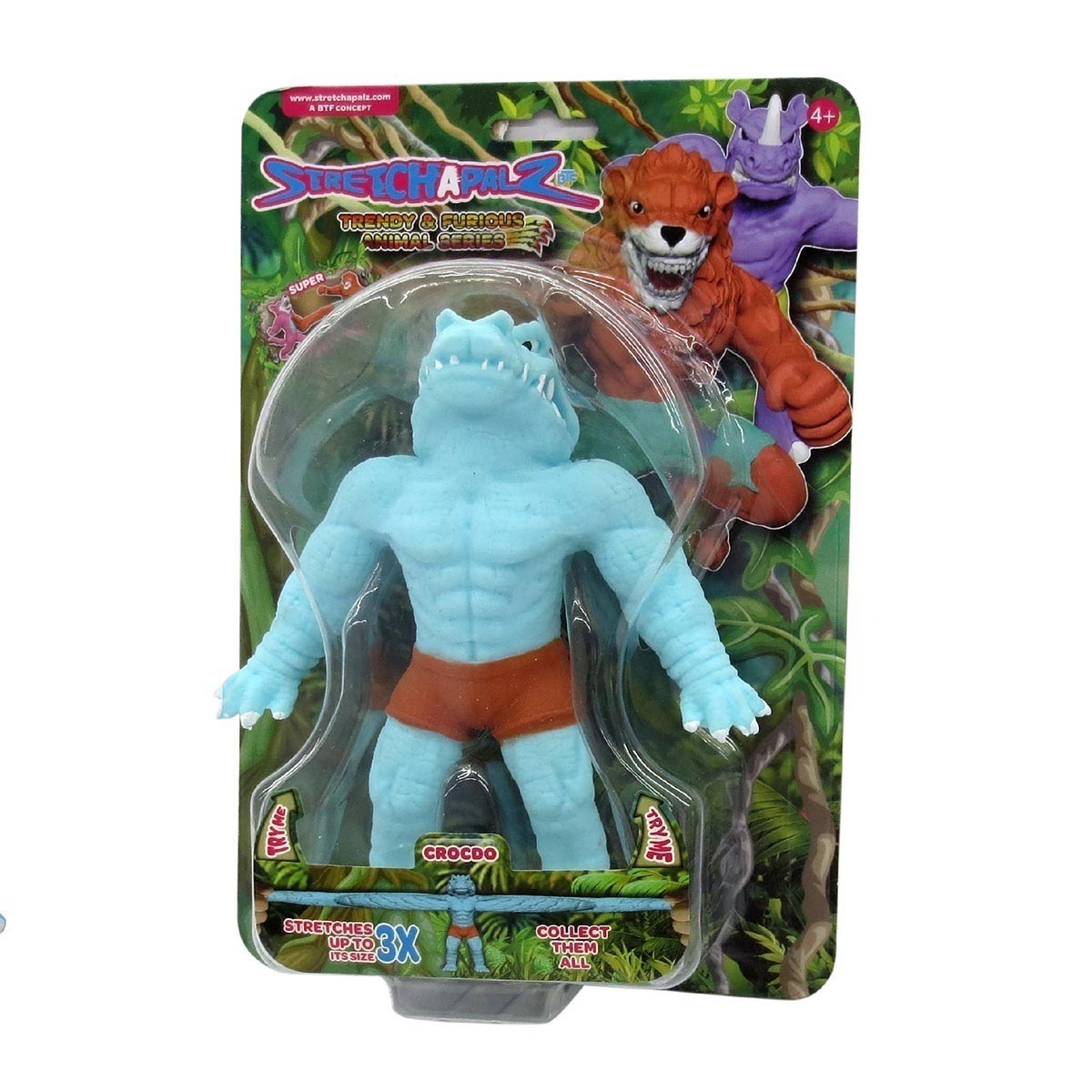 Boneco 14Cm Que Estica Crocdo- Stretchapalz Monster | Stretchapalz
