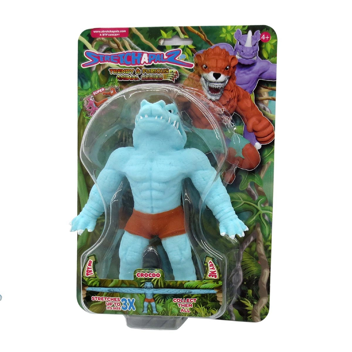 Boneco 14Cm Que Estica Crocdo- Stretchapalz Monster | Stretchapalz