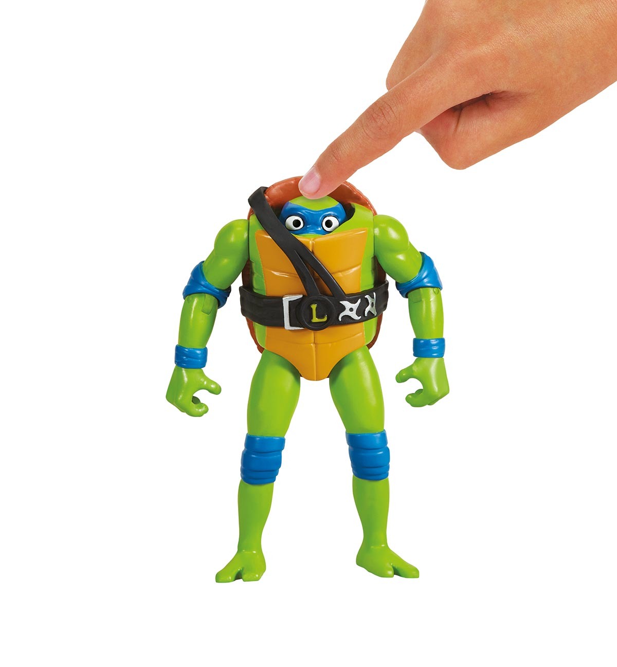 Boneco Leonardo de 10cm Cabeca Retratil As Tartarugas Ninja | As