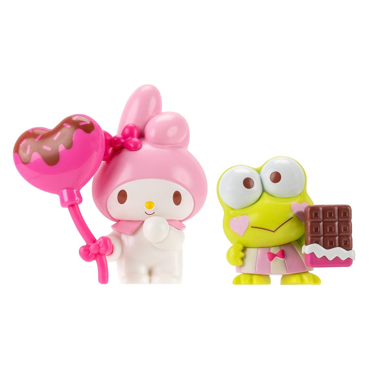 happy99 ハーフデニム　punkandyo ec melodi 34 Bonecas My Melody e Keroppi Dia dos Namorados - Hello Kitty