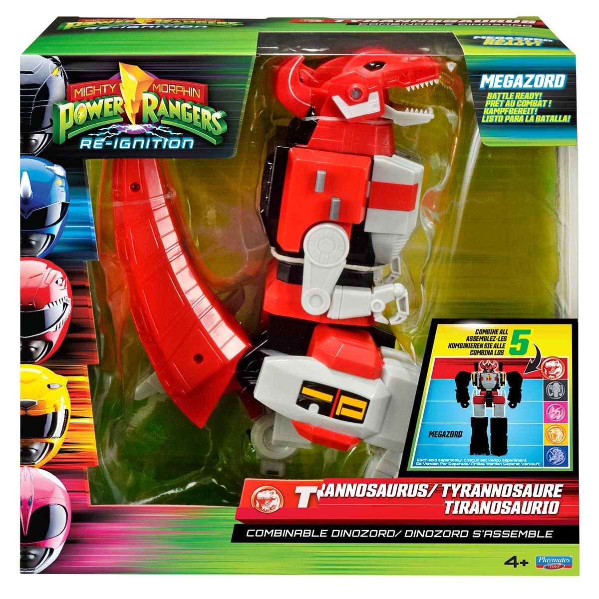 Dinozord Tiranossauro Combinável - Power Ranges Re-Ignition