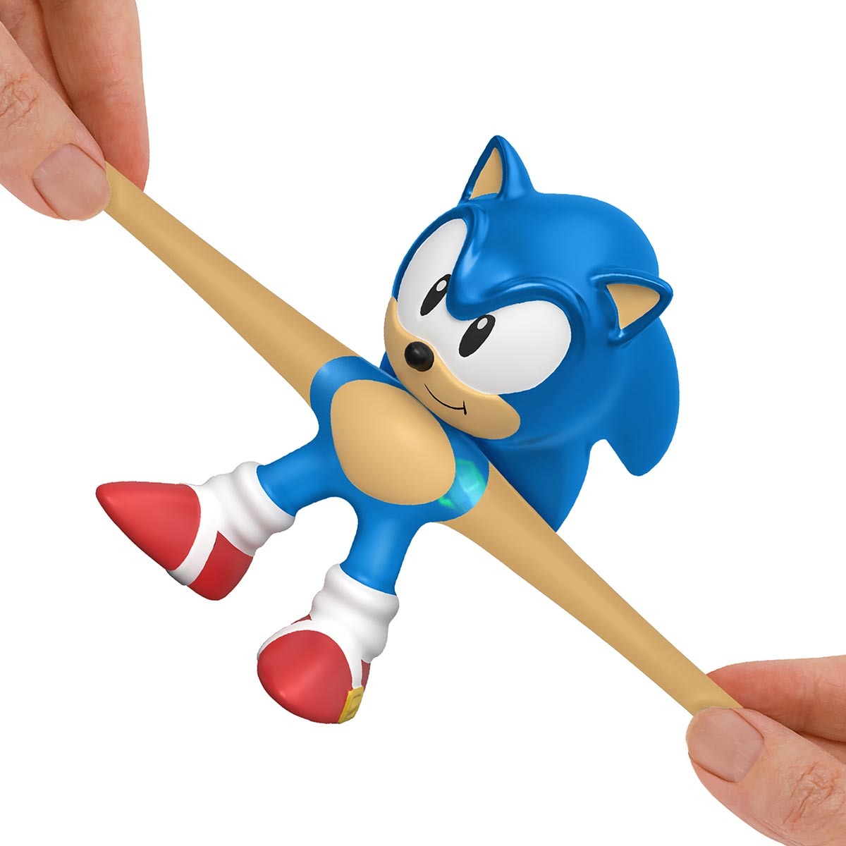 Boneco Sonic de 13cm com Esmeralda do Caos - Goo Jit Zu | Sunny