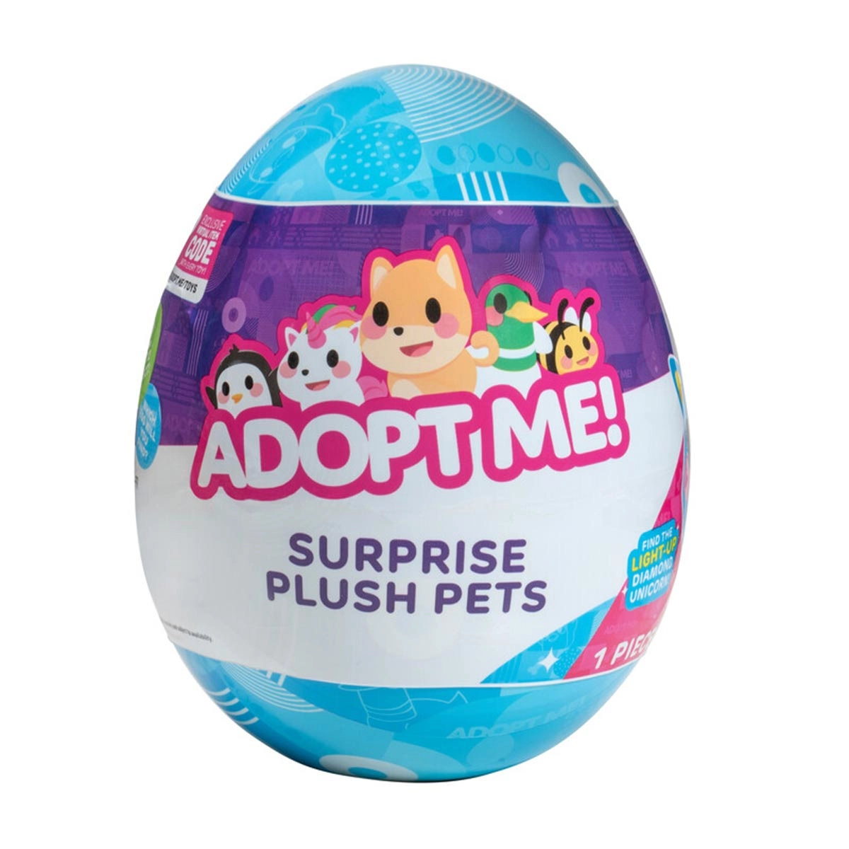 Ovo Surpresa Com Pelúcia De 12Cm - Adopt Me