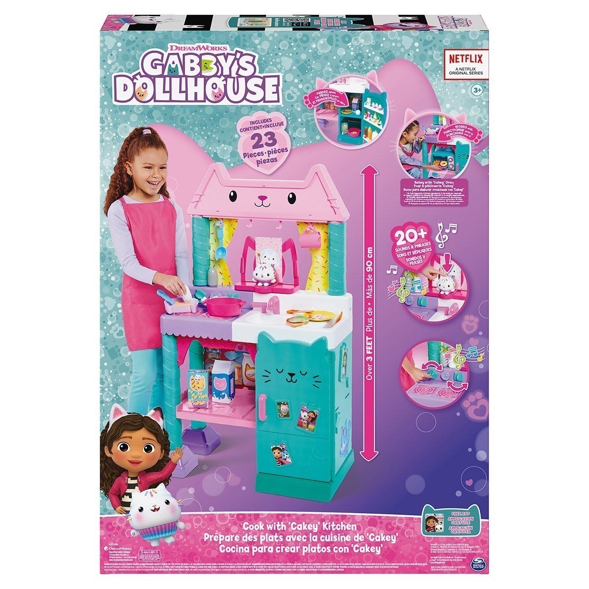Gabby'S Dollhouse - Cozinha Da Cakey Cat Gabby'S Dollhouse - Cozinha Da Cakey Cat