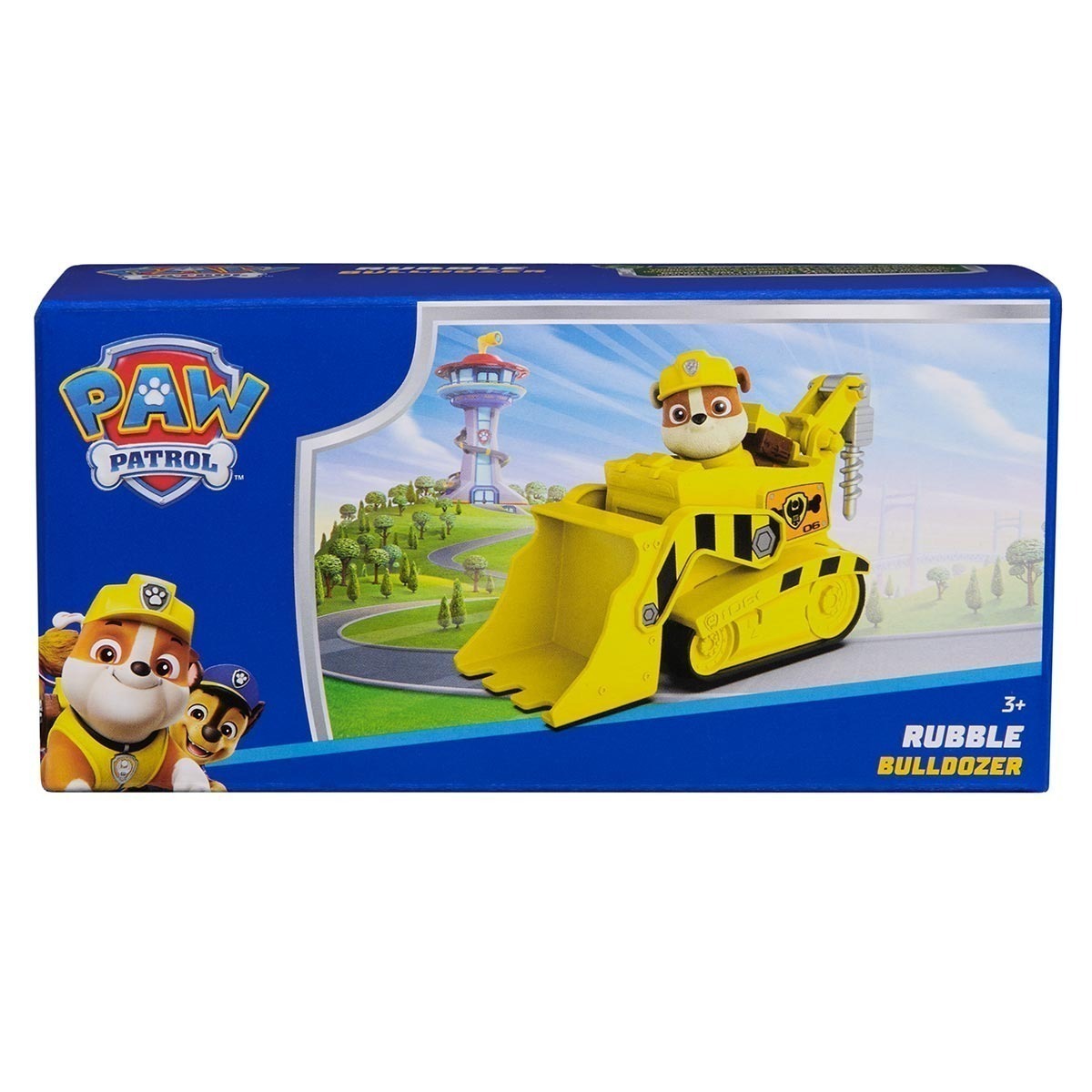 Trator de Esteira do Rubble com Boneco - Patrulha Canina