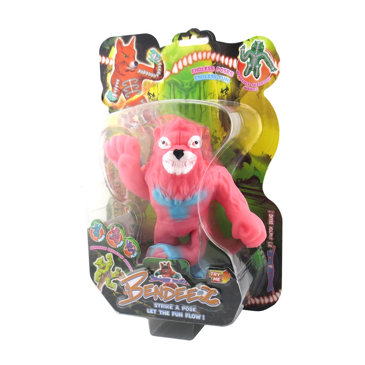 Boneco Elástico Pinkfang de 12cm - Stretchapalz Bendeel Boneco Elástico Pinkfang de 12cm - Stretchapalz Bendeel