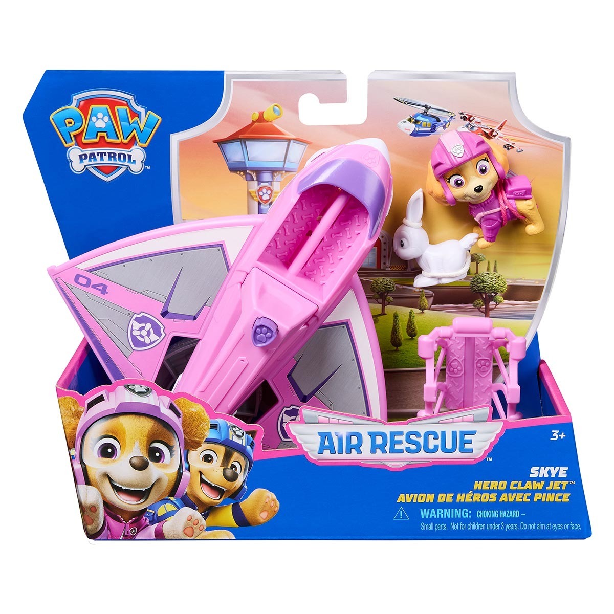 Jato de Resgate com Boneca Skye - Patrulha Canina Jato de Resgate com Boneca Skye - Patrulha Canina