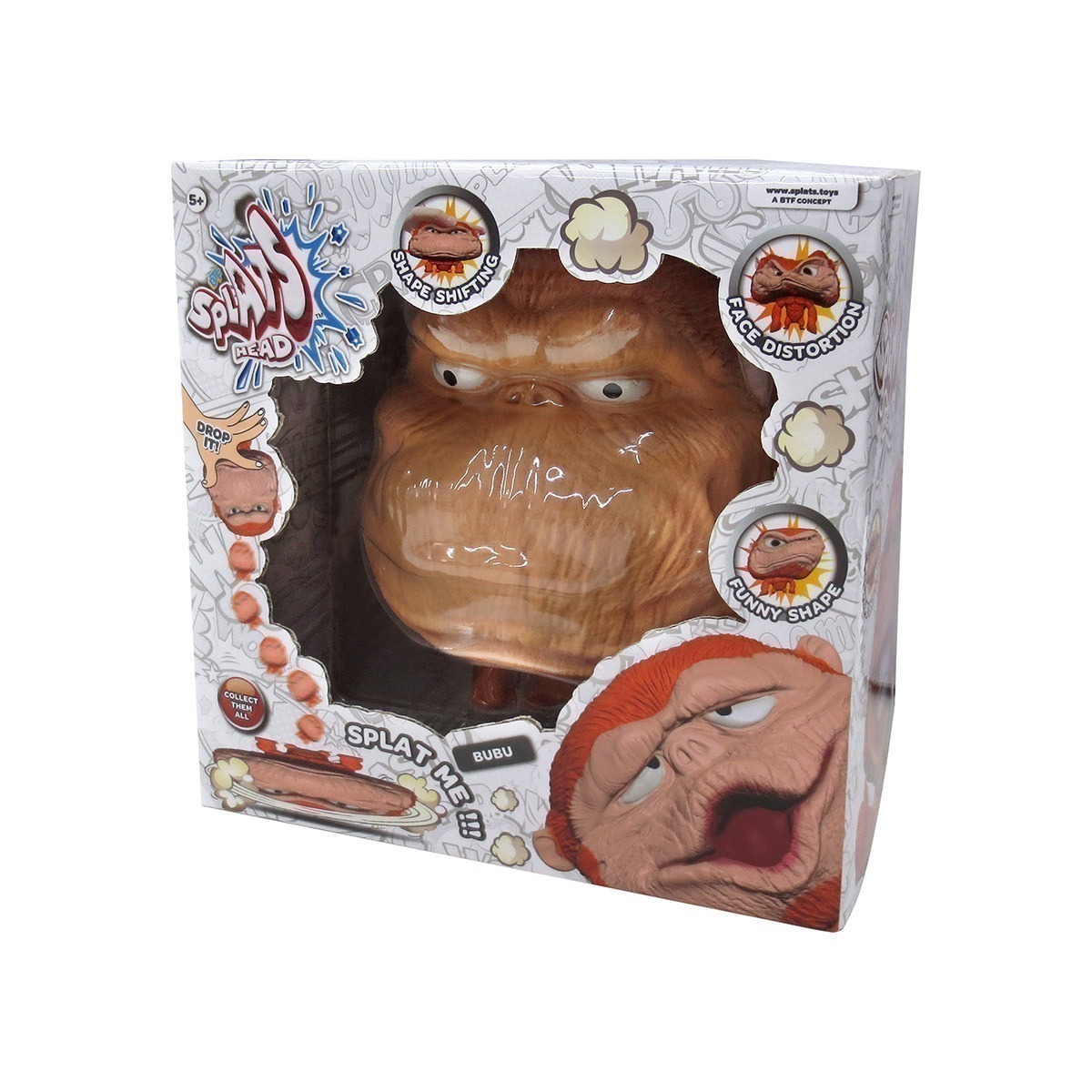 Splats Head - Boneco Maxi De 17Cm - Bubu Splats Head - Boneco Maxi De 17Cm - Bubu