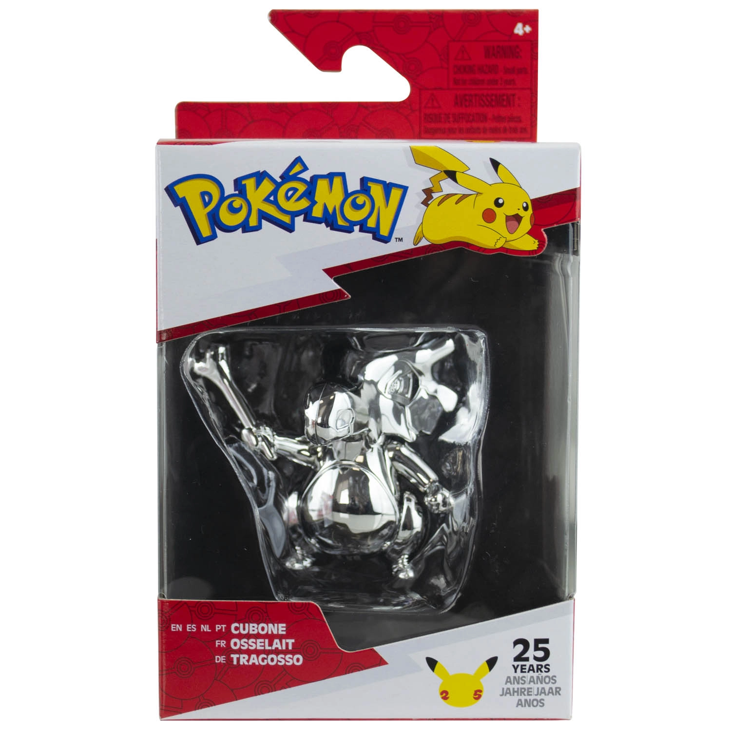 Pokemon - Celebrate Figuras De Batalha Prata 7Cm - Cubone - 2618