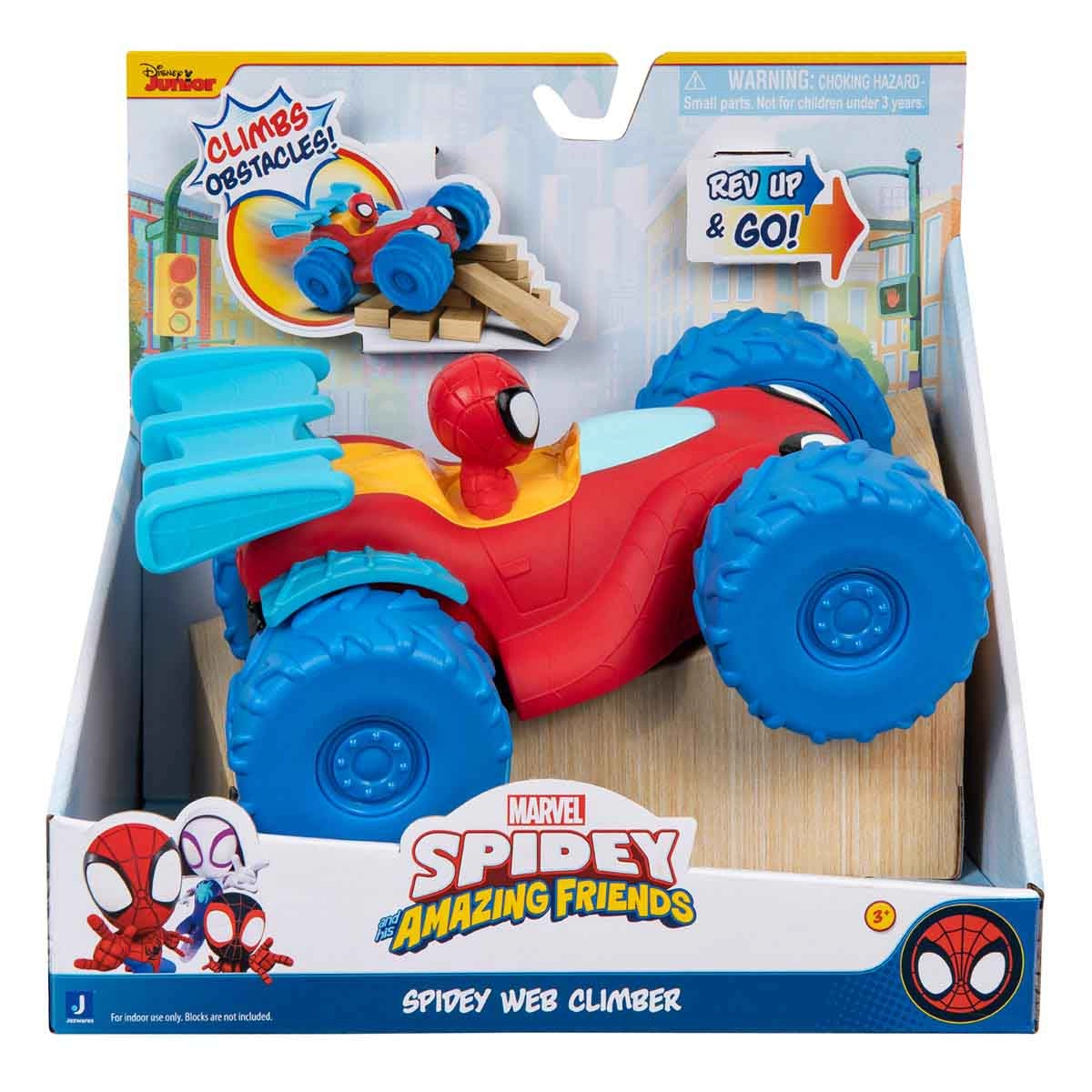 Carrinho Escalador de Teia do Homem Aranha - Spidey