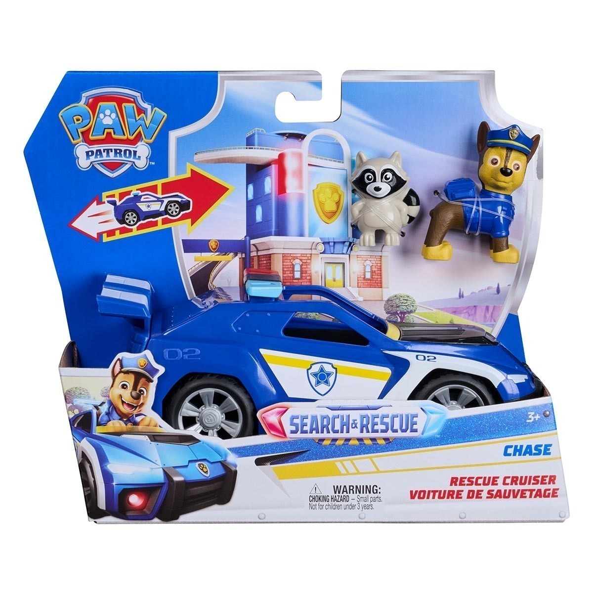 Cruzador de Resgate do Chase com Boneco e Amigo -Patrulha Canina Cruzador de Resgate do Chase com Boneco e Amigo -Patrulha Canina