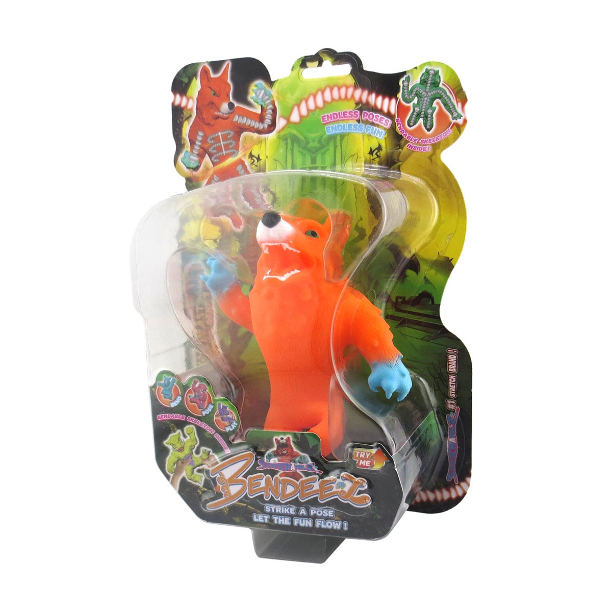 Boneco Elástico Emberpaw de 12cm - Stretchapalz Bendeel Boneco Elástico Emberpaw de 12cm - Stretchapalz Bendeel