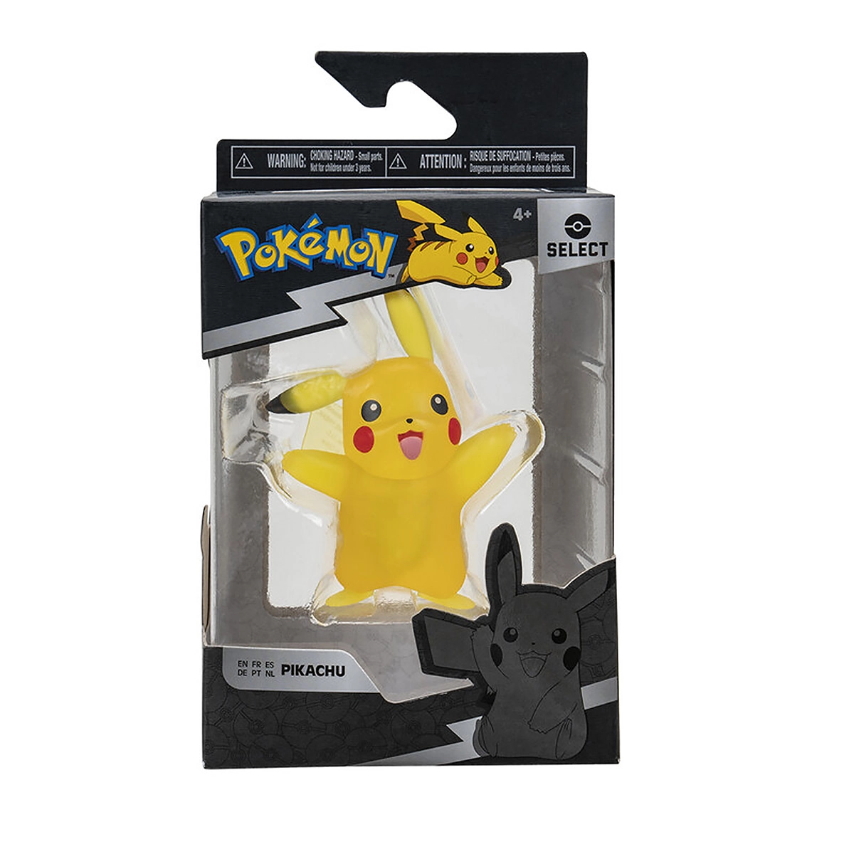 Pokemon - Figura De Batalha Translúcida De 8Cm - Pikachu