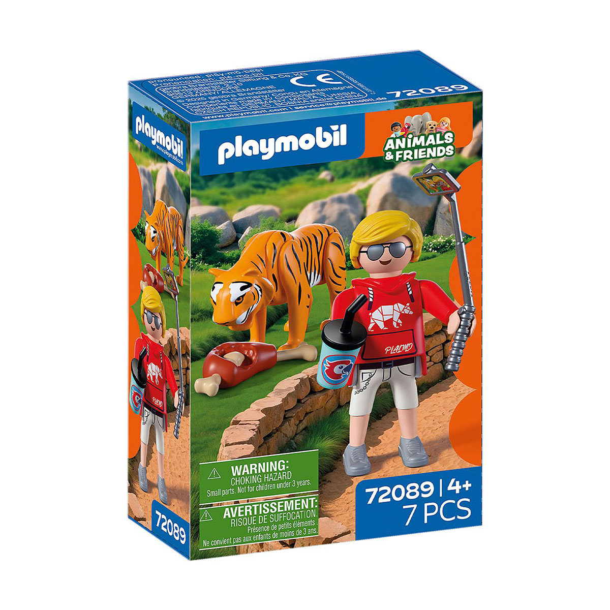 Tigre e Visitante - Playmobil Animals & Friends 72089 Tigre e Visitante - Playmobil Animals & Friends 72089