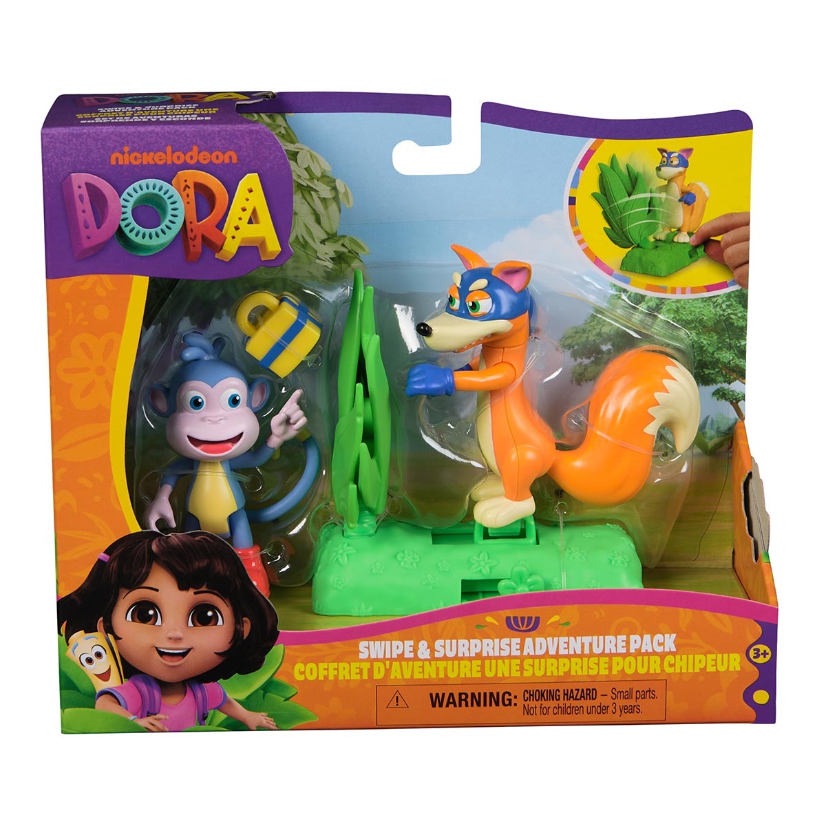 2 Bonecos Sortidos Botas E Raposo Com Acessorios - Dora