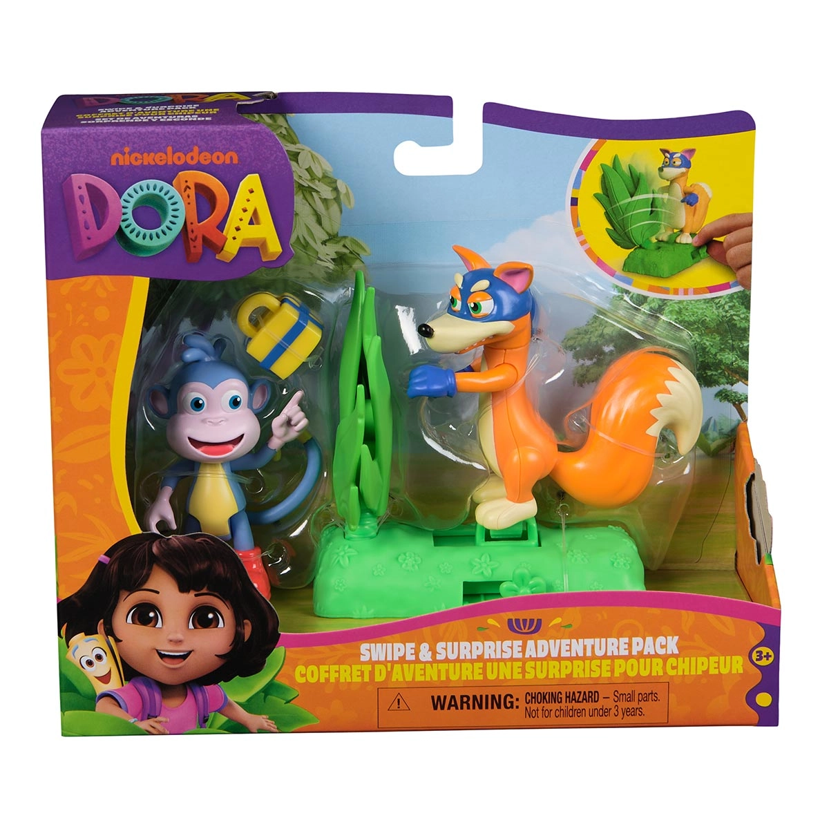 2 Bonecos Sortidos Botas E Raposo Com Acessorios - Dora