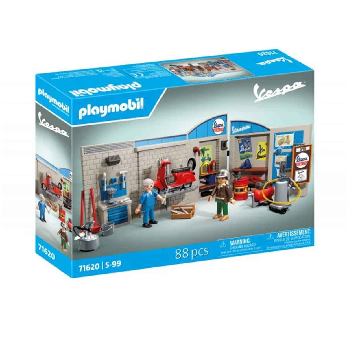 Garagem com Vespa Vermelha - Playmobil Vespa 71620