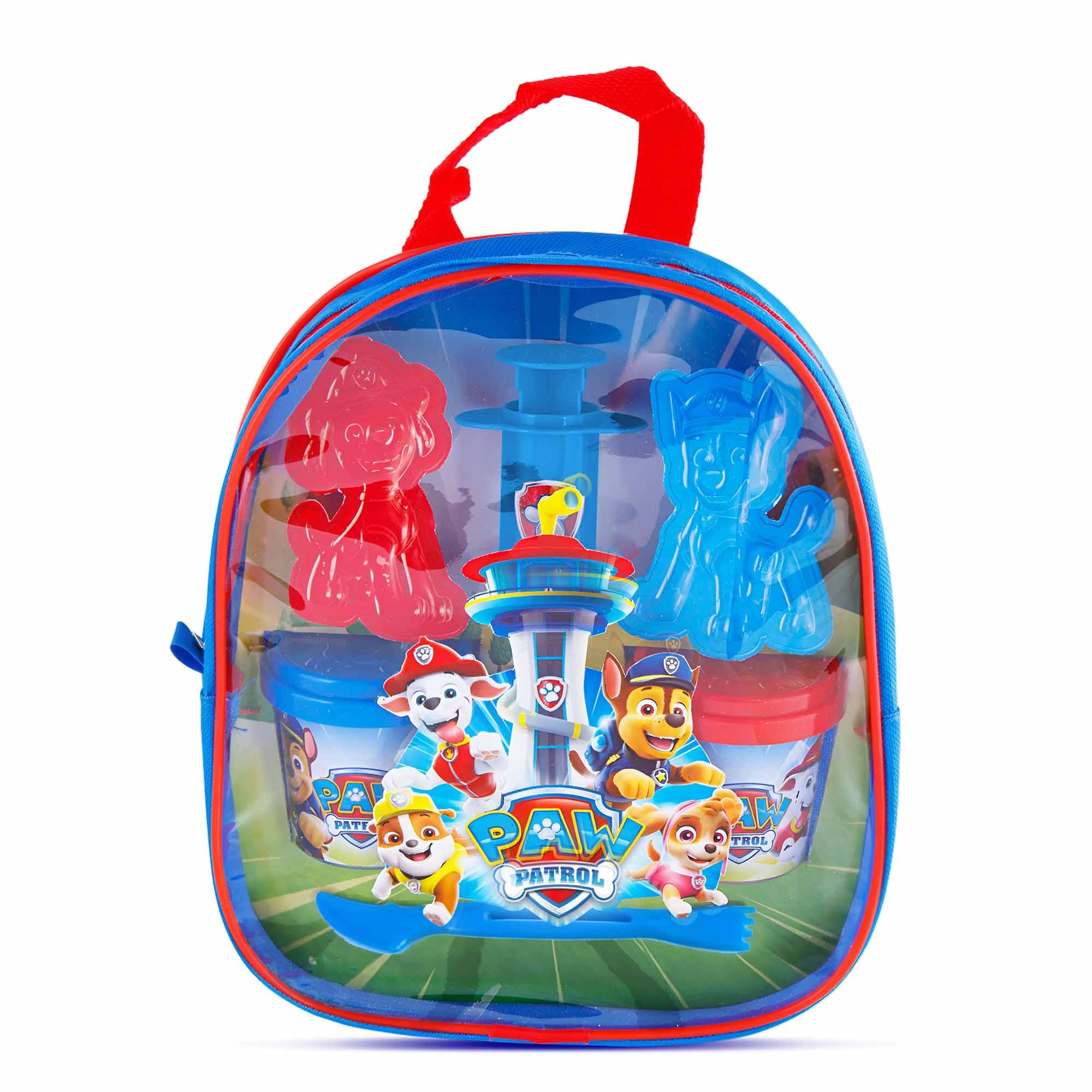 Mochila Patrulha Canina Com 3 Potes De Massinha - Kimassa