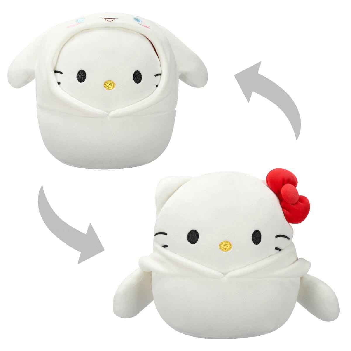1 Pelucia Hello Kitty 20Cm Fantasia Cinnamoroll Squishmallow