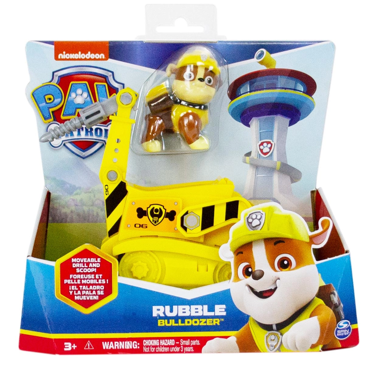 Patrulha Canina - Carrinho Com Boneco do Rubble