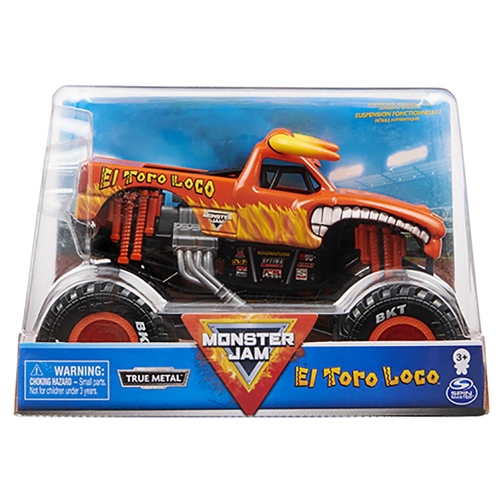Monster Jam - Escala 1:24 - Veículo- El Toro Loco Laranja Monster Jam - Escala 1:24 - Veículo- El Toro Loco Laranja