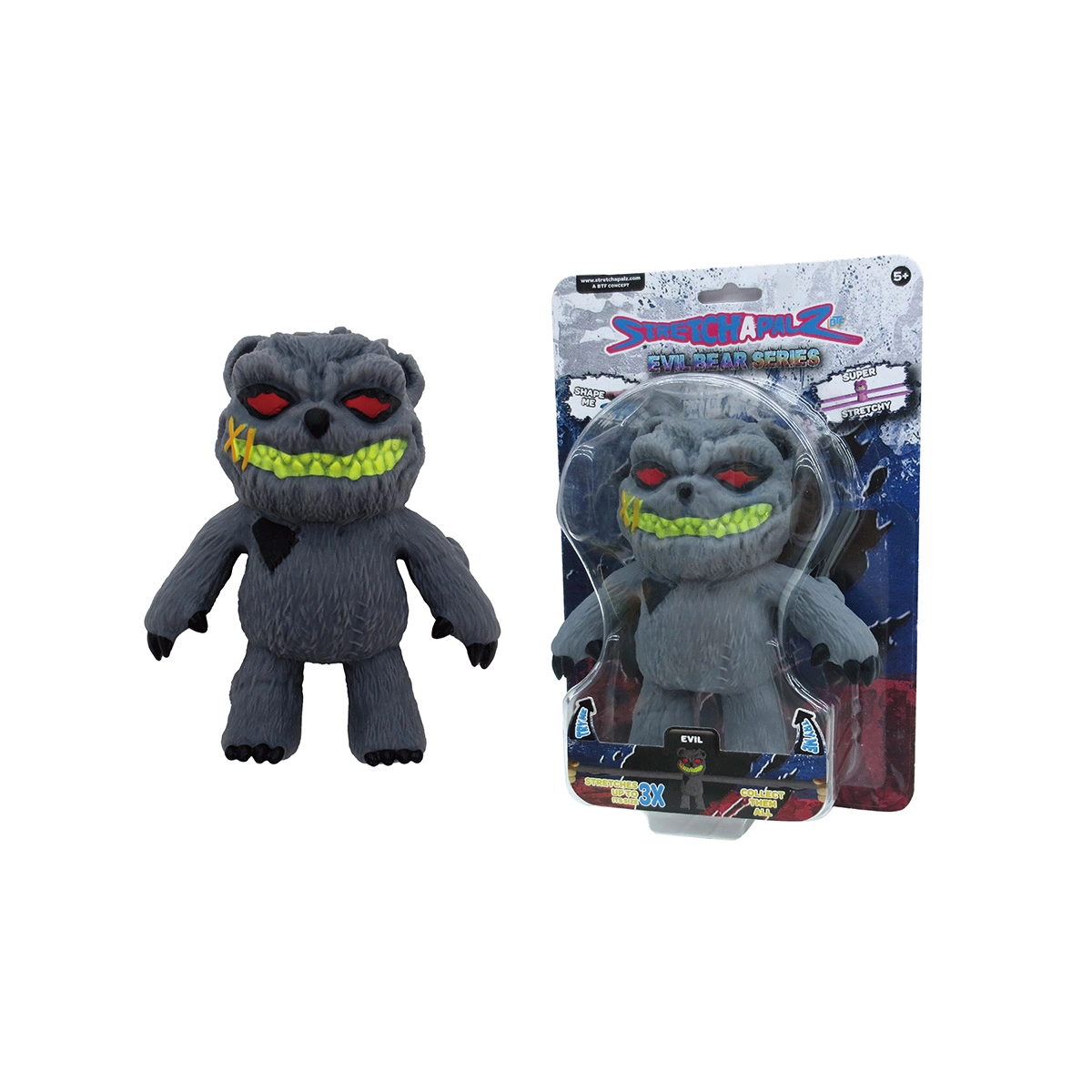 Stretchapalz - Figura De 14Cm Do Evil - Série Evil Bear