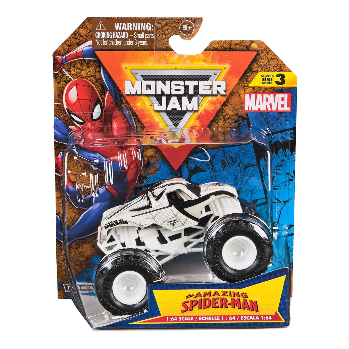 Carrinho Espetacular Homem Aranha 1:64 Marvel - Monster Jam Carrinho Espetacular Homem Aranha 1:64 Marvel - Monster Jam