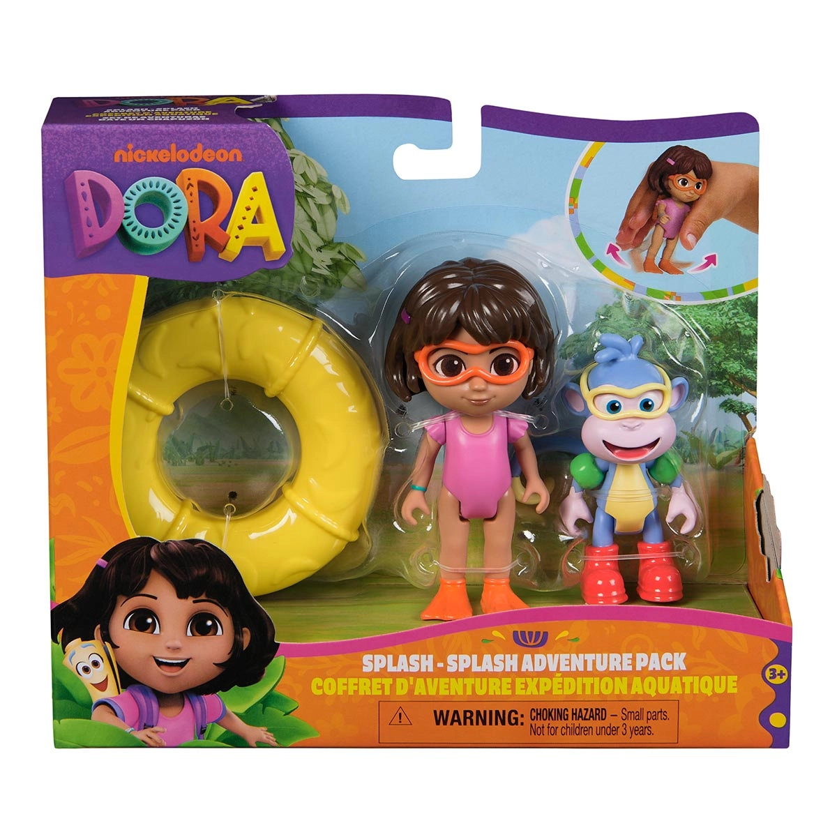 2 Bonecos Sortidos Dora Aventureira E Botas Com Acessorios