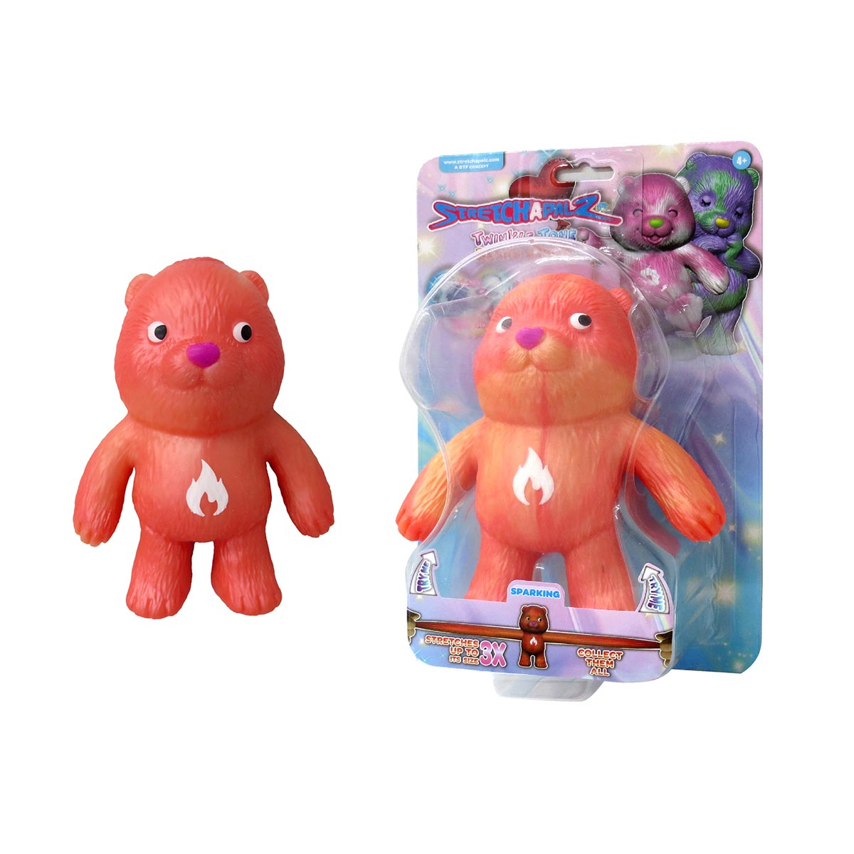 Boneco Elástico Urso Twinkle Sparking De 12Cm - Stretchapalz Boneco Elástico Urso Twinkle Sparking De 12Cm - Stretchapalz