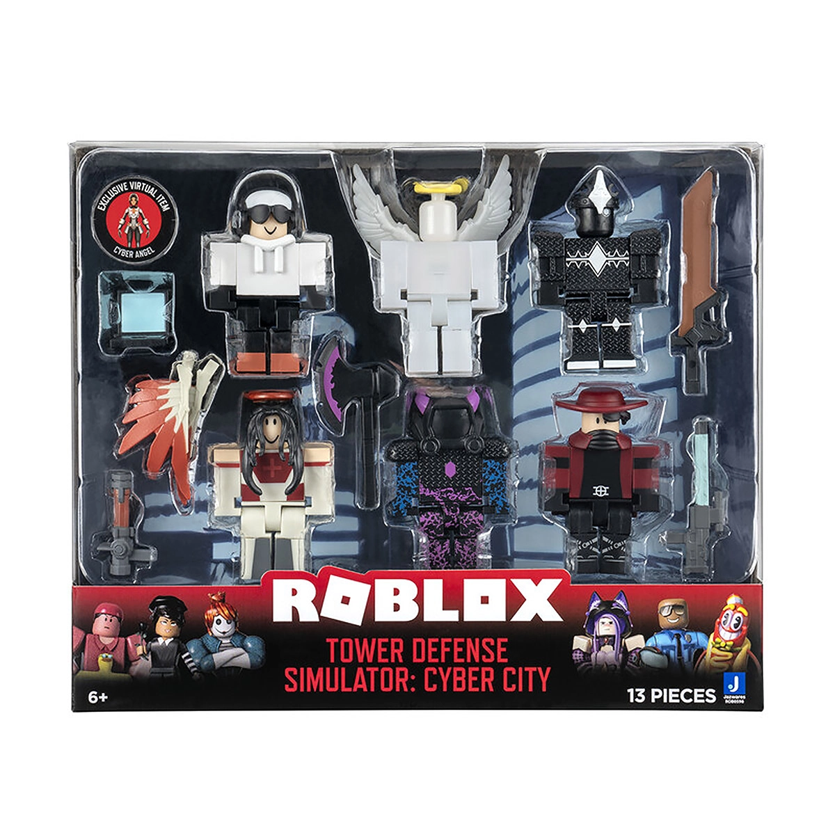 Roblox - 6 Figuras 7Cm - Tower Defense Simulator: Cyber City