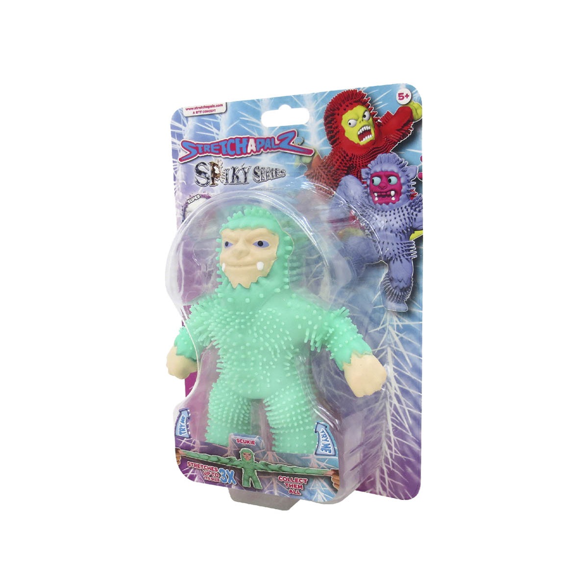 Boneco Elástico Scukie De 12Cm - Stretchapalz Spiky
