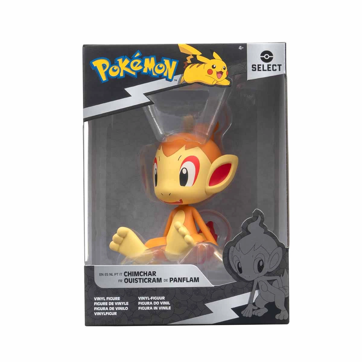 Boneco Chimchar De Vinil 10Cm - Pokémon