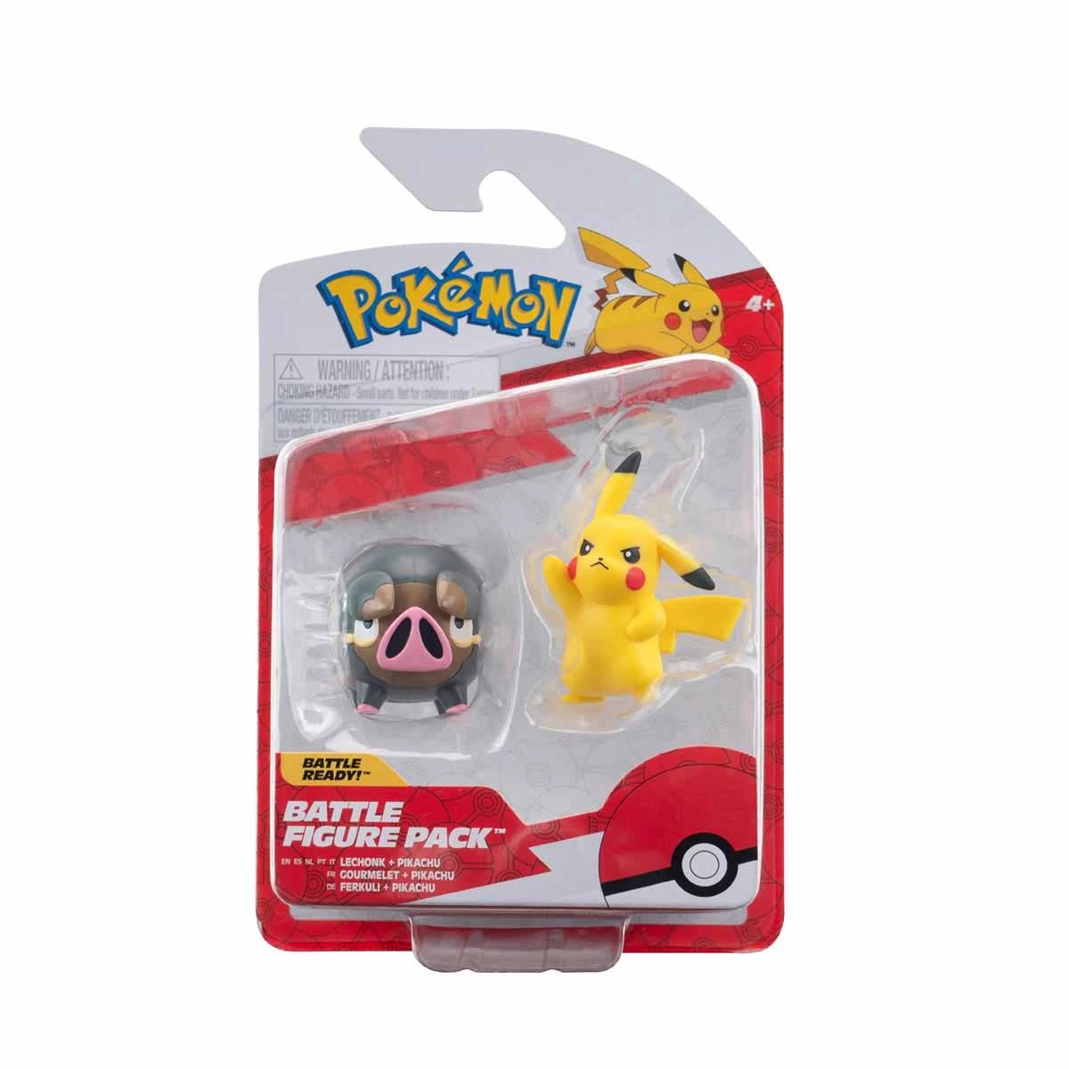 2 Bonecos De Batalha Lechonk E Pikachu - Pokemon