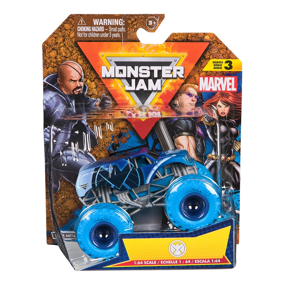 Carrinho Da Shield Escala 1:64 Marvel - Monster Jam Carrinho Da Shield Escala 1:64 Marvel - Monster Jam