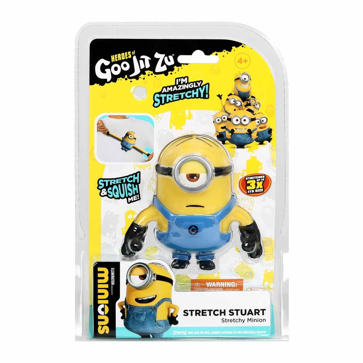 Boneco Elástico Do Stuart De 10Cm - Goo Jit Zu Minions Boneco Elástico Do Stuart De 10Cm - Goo Jit Zu Minions