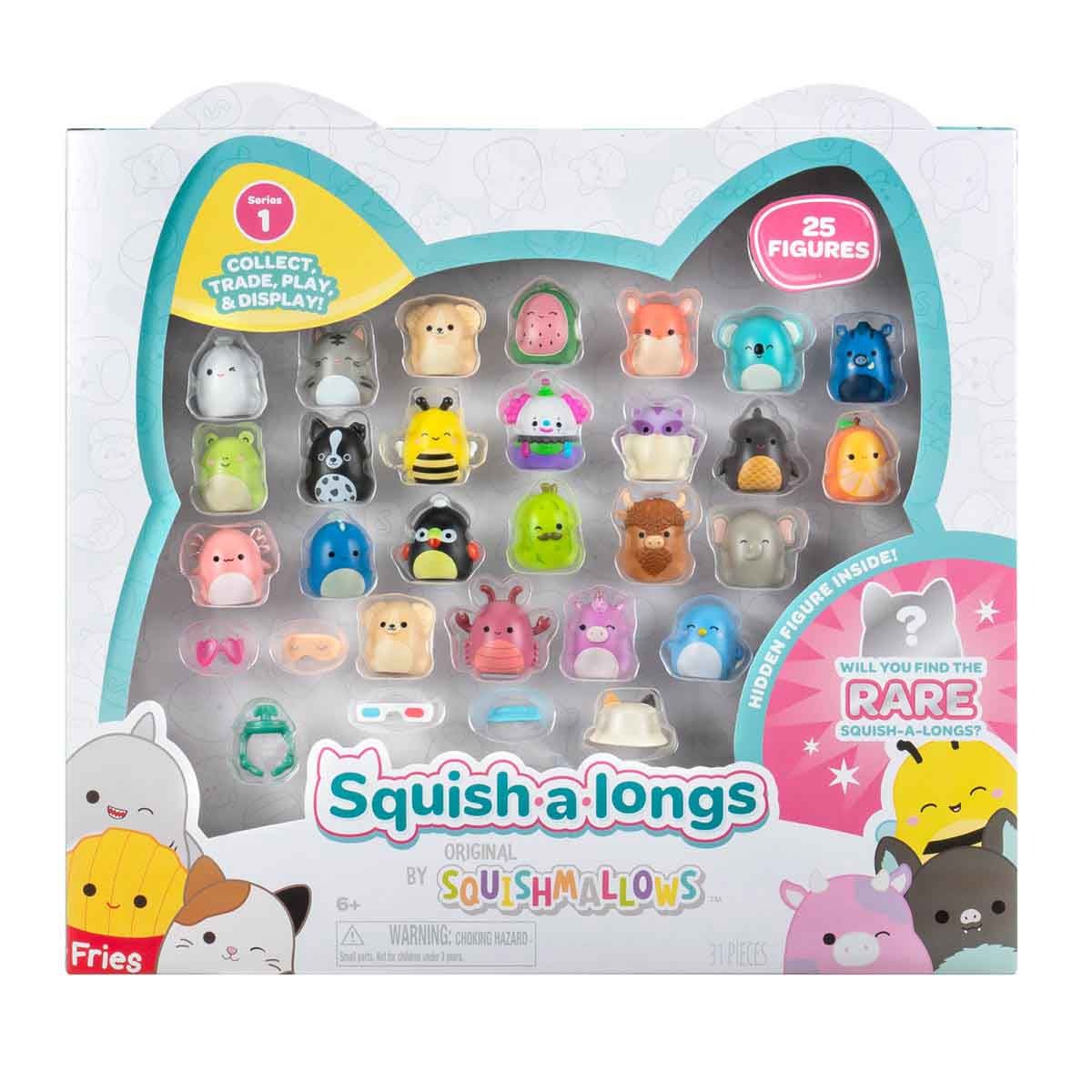 25 Bonecos Squish A Longs De 2Cm - Squishmallows