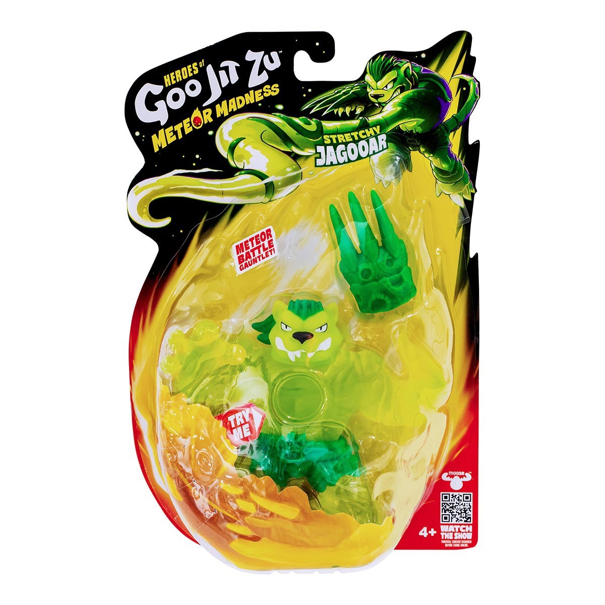 1 Boneco Elástico Jagooar com Acessório - Goo Jit Zu 1 Boneco Elástico Jagooar com Acessório - Goo Jit Zu