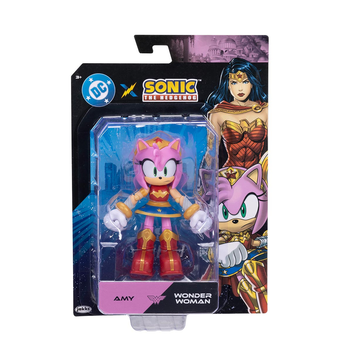Boneco Articulado Amy Mulher Maravilha 12cm - Sonic Warner