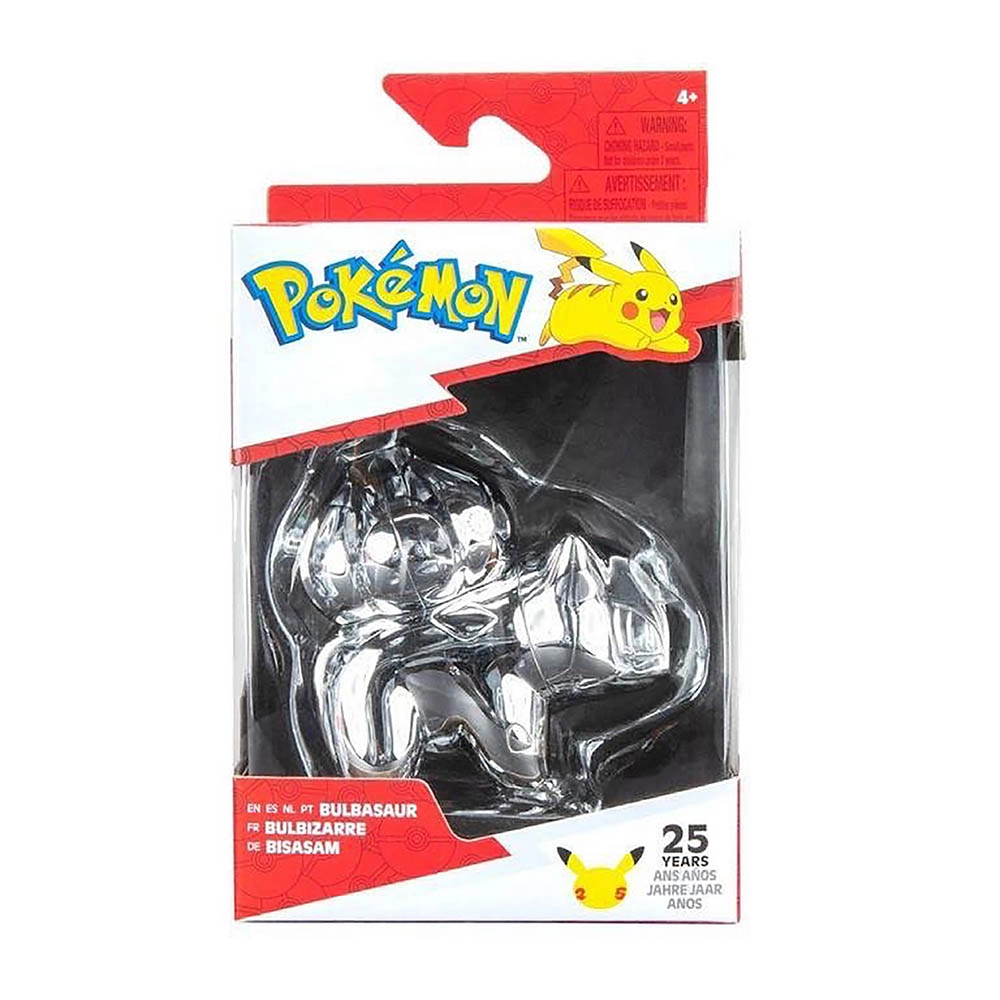 Pokemon - Celebrate Figuras De Batalha Prata - Bulbasauro