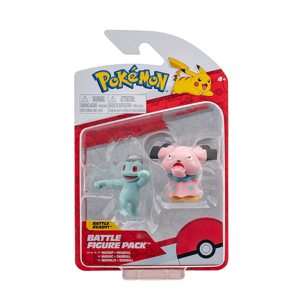 Pokémon - Figuras De Ação - Machop E Snubbull - Sunny