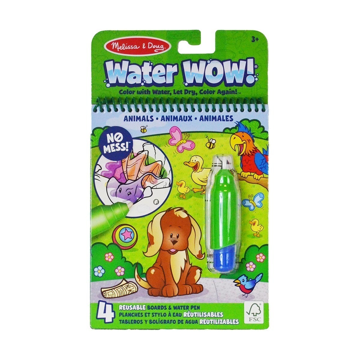 Caderno e Caneta de Agua Tema: Animais - Melissa & Doug