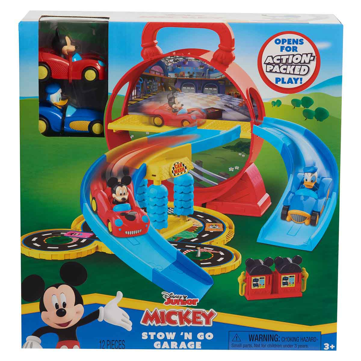 Playset Portátil Pista do Mickey com 2 Carrinhos - Disney Jr. Playset Portátil Pista do Mickey com 2 Carrinhos - Disney Jr.